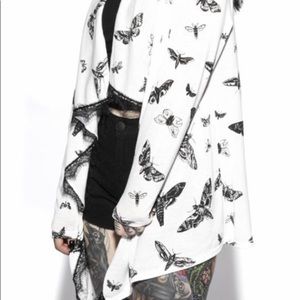BLACKCRAFT Death Moth Cardigan - White (L)